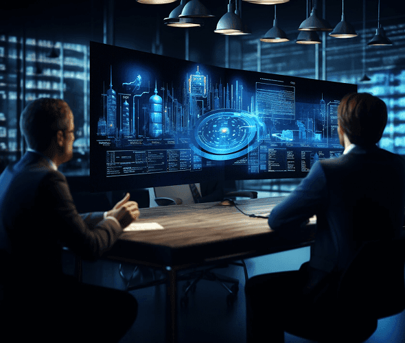humans interacting with computer