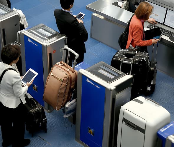 people in airport