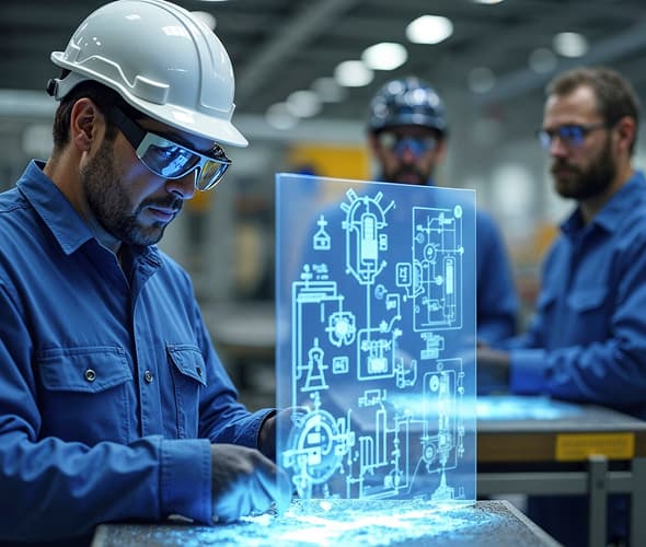 workers using ai